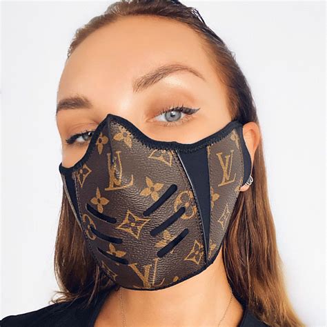 louis vuitton print face mask|louis vuitton designer face mask.